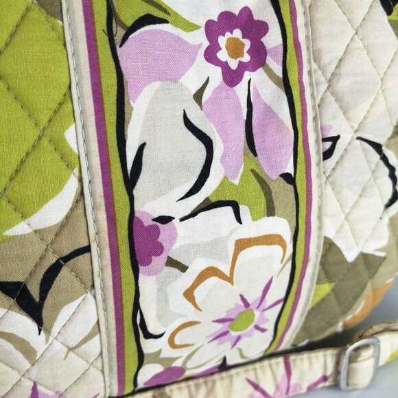 Vera Bradley Retired Portobello Road Pink Bag Tote Double Handles + Shoulder - Picture 3 of 10